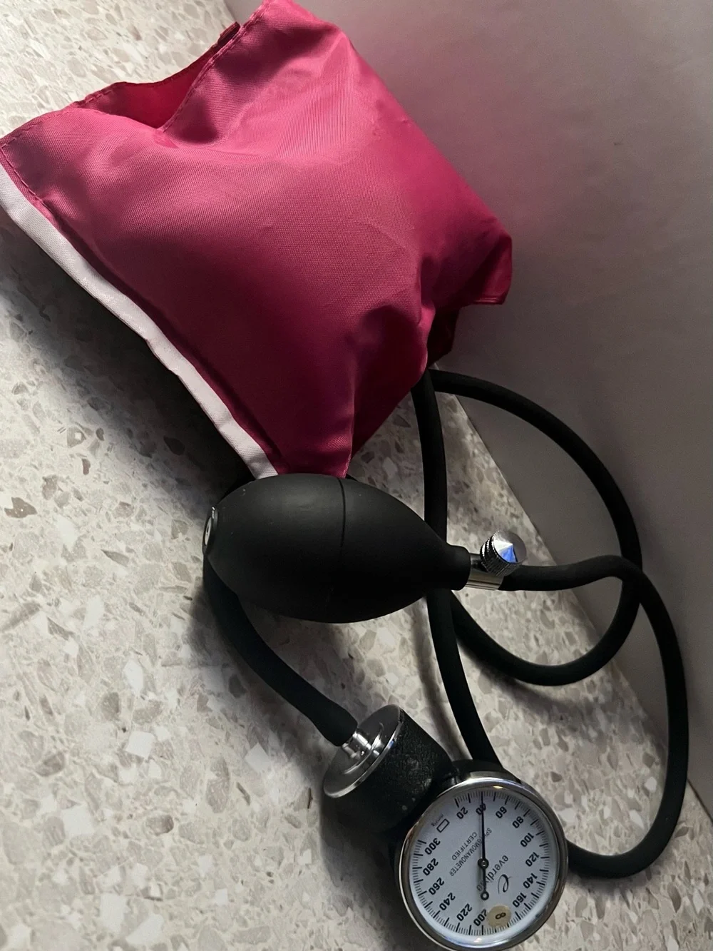 Pink Women's Blood Pressure Cuff Wrist/Arm Bag